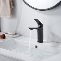 Смеситель для раковины Shevanik S4201H, черный Смеситель для раковины Shevanik S4201H, черный