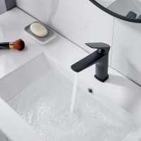 Смеситель для раковины Shevanik S4201H, черный Смеситель для раковины Shevanik S4201H, черный