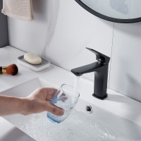 Смеситель для раковины Shevanik S4201H, черный Смеситель для раковины Shevanik S4201H, черный