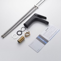 Смеситель для раковины Shevanik S4201H, черный Смеситель для раковины Shevanik S4201H, черный