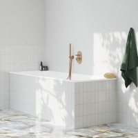 Шланговое подключение Ravak Chrome 706.60RGB с держателем для душа, розовое золото