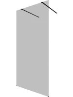 Душевая перегородка Allen Brau Infinity 2 3.21040.BBA.T 100 см, профиль черный браш, стекло тонированное