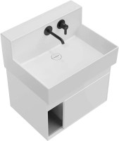 Тумба с раковиной KERAMA MARAZZI Logica M 65 белоснежная, new