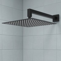 Душевой комплект IDDIS Folk FOL15BLi67 С ВНУТРЕННЕЙ ЧАСТЬЮ, матовый черный