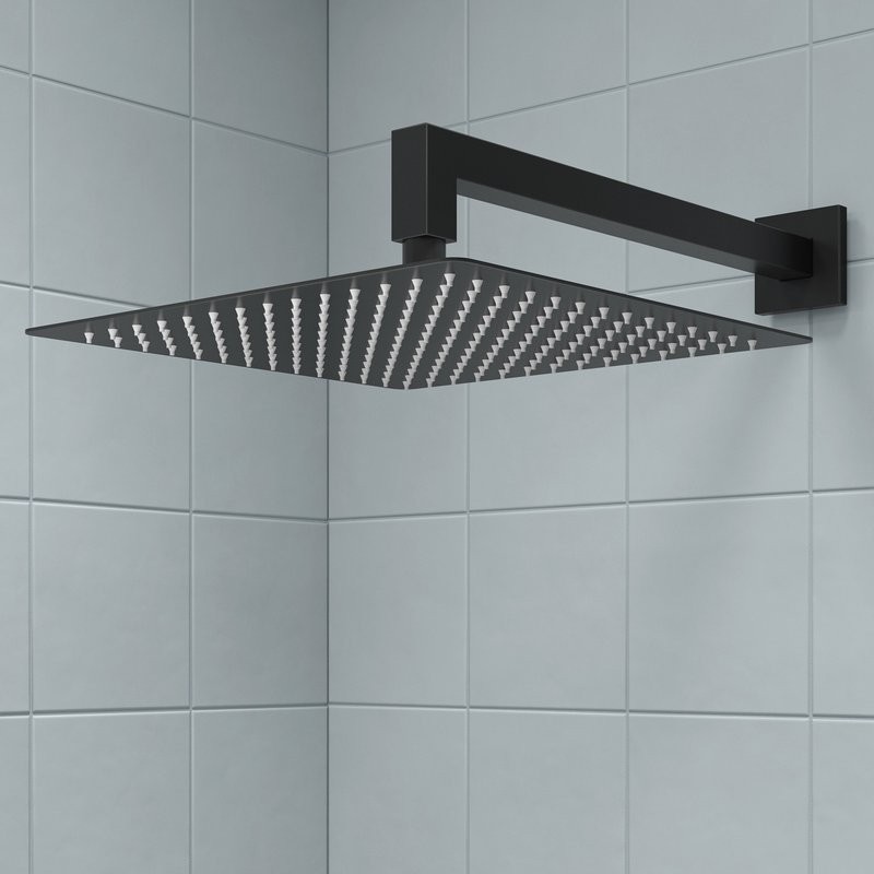 Душевой комплект IDDIS Folk FOL15BLi67 С ВНУТРЕННЕЙ ЧАСТЬЮ, матовый черный