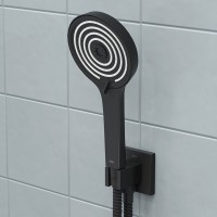 Душевой комплект IDDIS Folk FOL15BLi67 С ВНУТРЕННЕЙ ЧАСТЬЮ, матовый черный