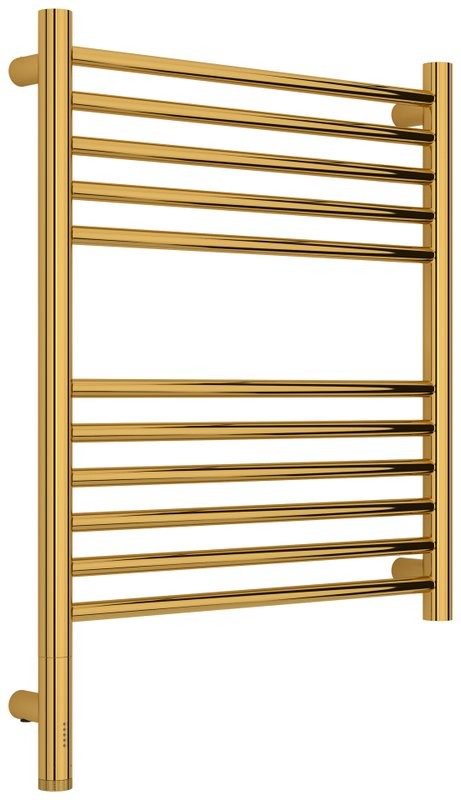 Полотенцесушитель электрический Сунержа Богема 3.1 03-6004-6050 70x55 см, подключение слева, золото, лесенка