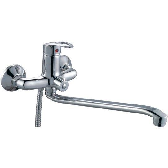 Смеситель с длинным изливом для ванны Frap H39 F2239-B хром