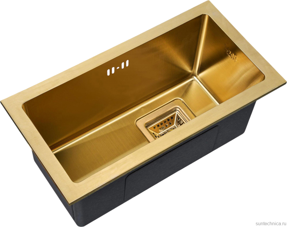 Дополнительная мойка Zorg Inox PVD SZR-2344 bronze