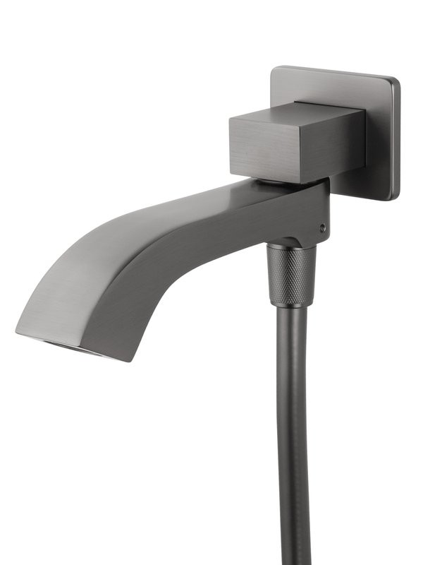 Душевой комплект Wonzon & Woghand Flex WW-88939072-BGM С ВНУТРЕННЕЙ ЧАСТЬЮ, темный графит