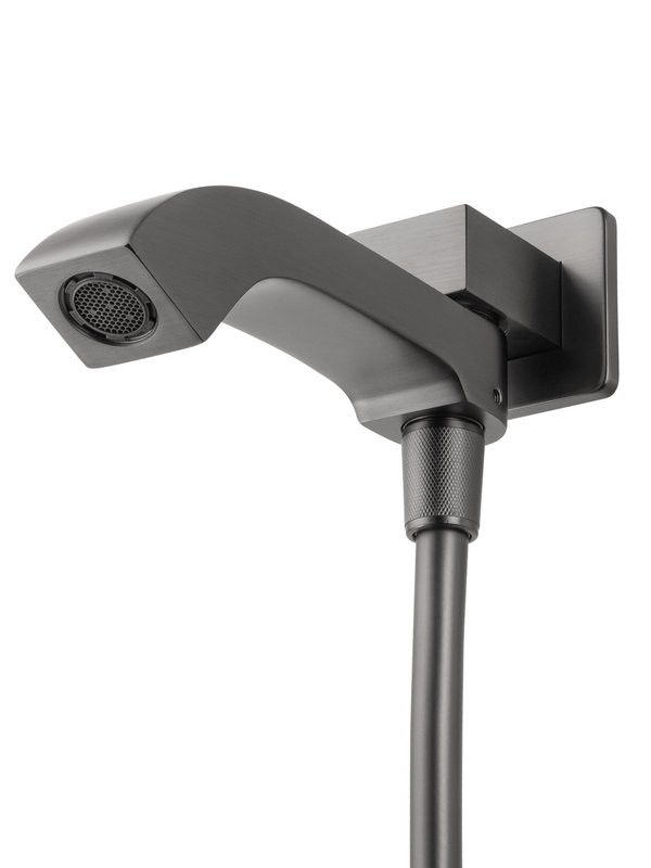 Душевой комплект Wonzon & Woghand Flex WW-88939072-BGM С ВНУТРЕННЕЙ ЧАСТЬЮ, темный графит