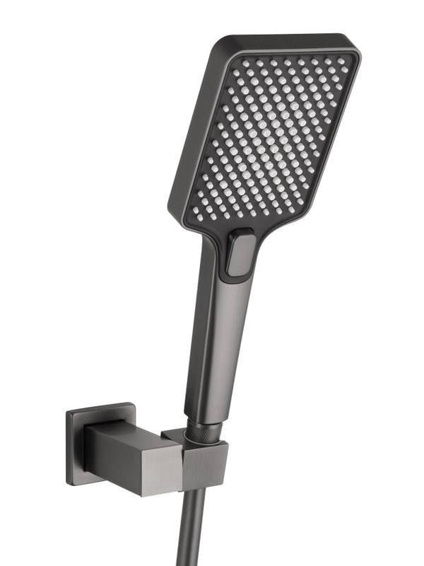 Душевой комплект Wonzon & Woghand Flex WW-88939072-BGM С ВНУТРЕННЕЙ ЧАСТЬЮ, темный графит