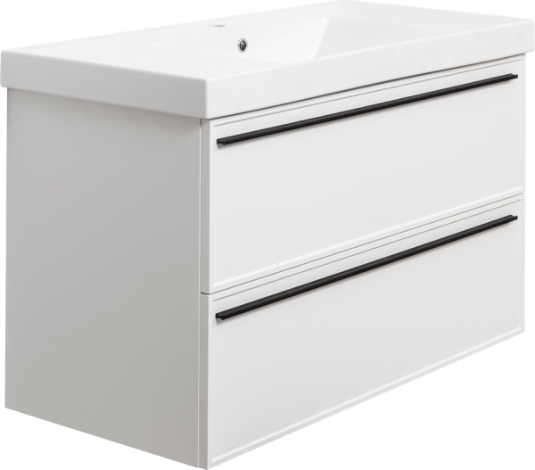 Тумба с раковиной La Fenice Elba Twin 100 белая