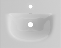 Тумба с раковиной BelBagno Uno-mini 50 подвесная, 2 ящика, матовая голубая