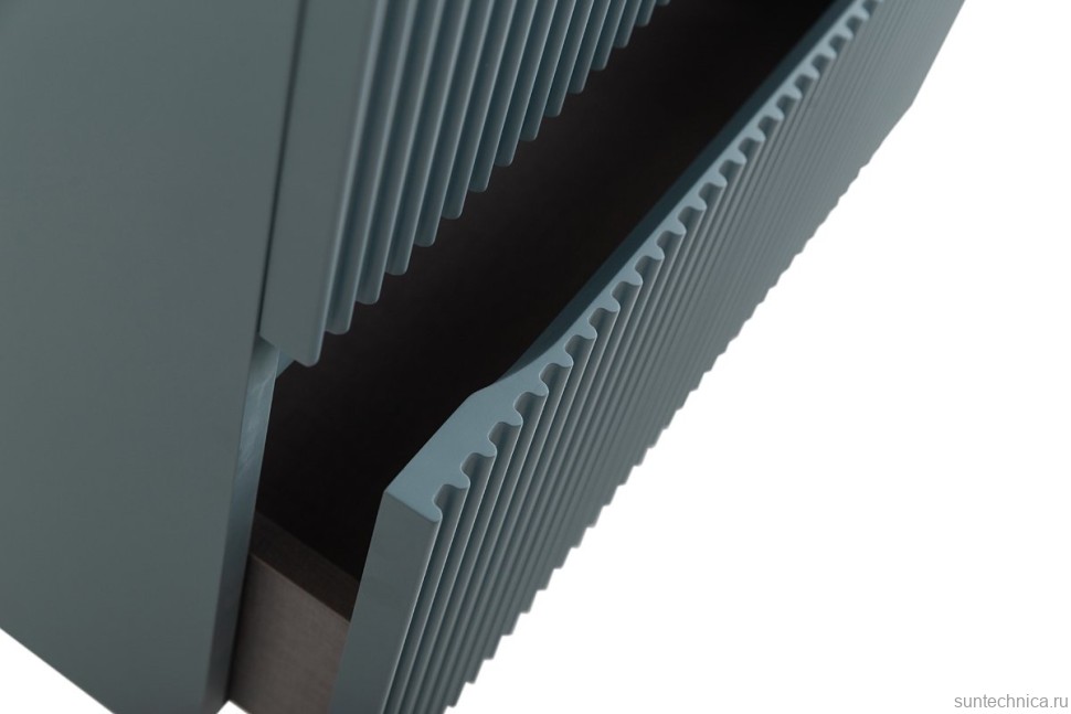 Тумба с раковиной BelBagno Uno-mini 50 подвесная, 2 ящика, матовая голубая