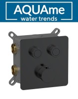 Смеситель для душа AQUAme с термостатом встраиваемый AQM8811MB