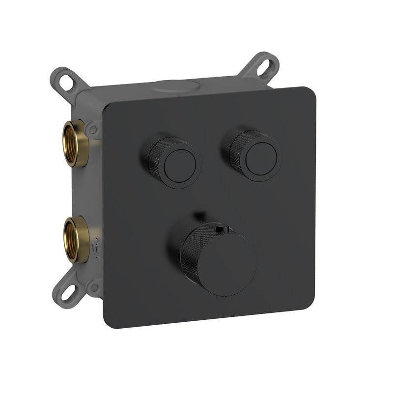 Смеситель для душа AQUAme с термостатом встраиваемый AQM8811MB