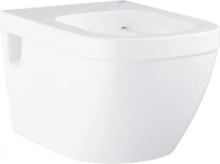 Комплект Унитаз подвесной Grohe Euro Ceramic 39703000 безободковый + Инсталляция VitrA V-Fix Core 732-5800-01PV + Кнопка Root Round 740-2280 хром