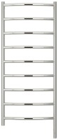 Полотенцесушитель электрический Сунержа Галант 3.1 00-6001-1250 130x55 см, подключение справа, без покрытия, лесенка