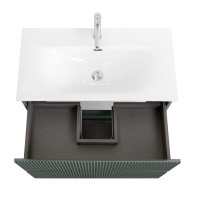 Мебель для ванной комнаты BelBagno Uno-mini 80 подвесная, 2 ящика, матовая еловая