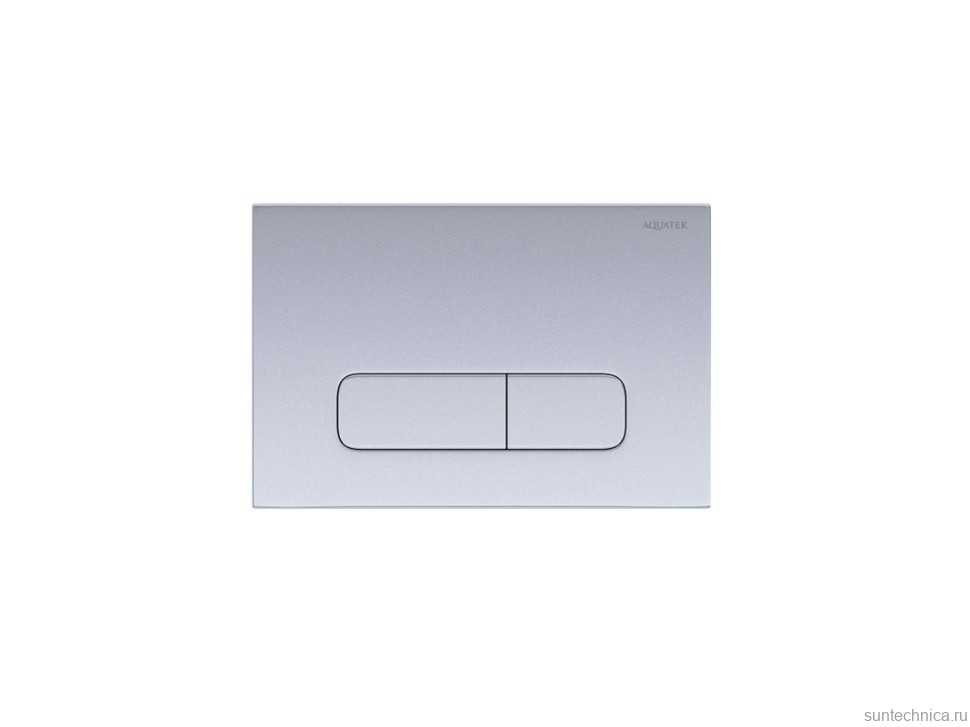 Кнопка смыва для унитаза AQUATEK Pneumo S PNS-0000008 АБС-пластик, цвет матовый хром