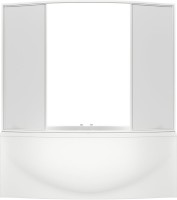Акриловая ванна Bas Фиеста 195x100 см, пристенная, белая + ремкомплект Good Door