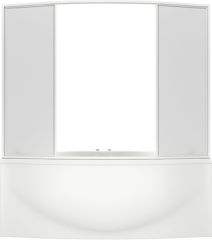 Акриловая ванна Bas Фиеста 195x100 см, пристенная, белая + ремкомплект Good Door