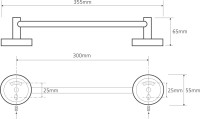 Полотенцедержатель Bemeta Omega 104104012