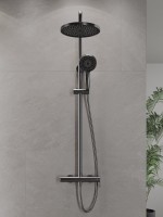 Душевая стойка Agger Sweet A2791255 оружейная сталь матовая