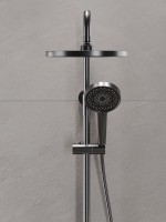 Душевая стойка Agger Sweet A2791255 оружейная сталь матовая