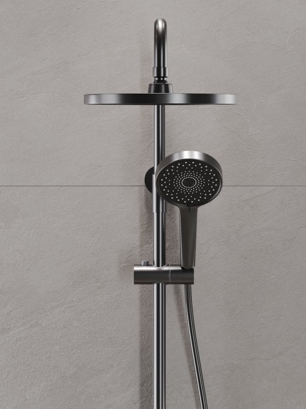 Душевая стойка Agger Sweet A2791255 оружейная сталь матовая