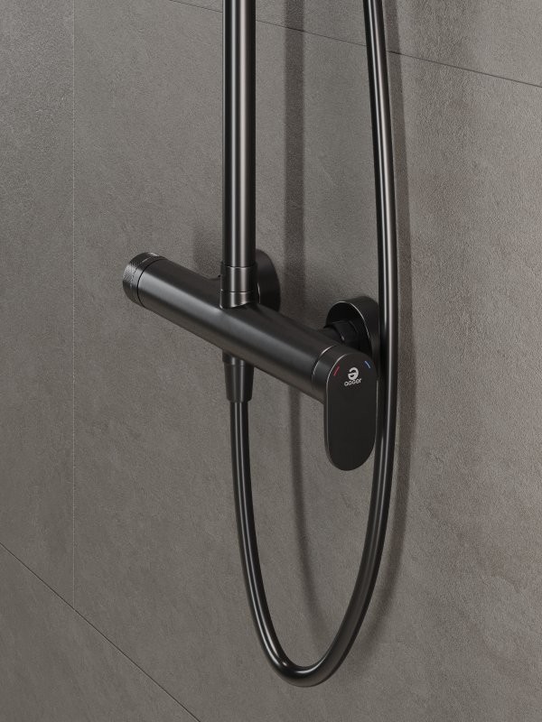 Душевая стойка Agger Sweet A2791255 оружейная сталь матовая