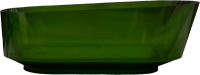 Акриловая ванна Abber Kristall AT9706 Emerald 170x80 см, отдельностоящая, овальная, с донным клапаном