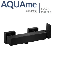 Смеситель для душа AQUAme Savona матовый черный AQM6813MB