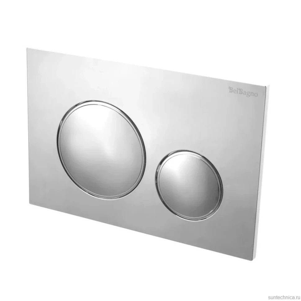 Кнопка смыва для унитаза BelBagno BB-17C-CRM пластик, цвет хром