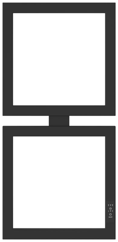 Полотенцесушитель электрический Сунержа Этюд E 31-0845-6030 105x35 см, подключение справа, матовый черный