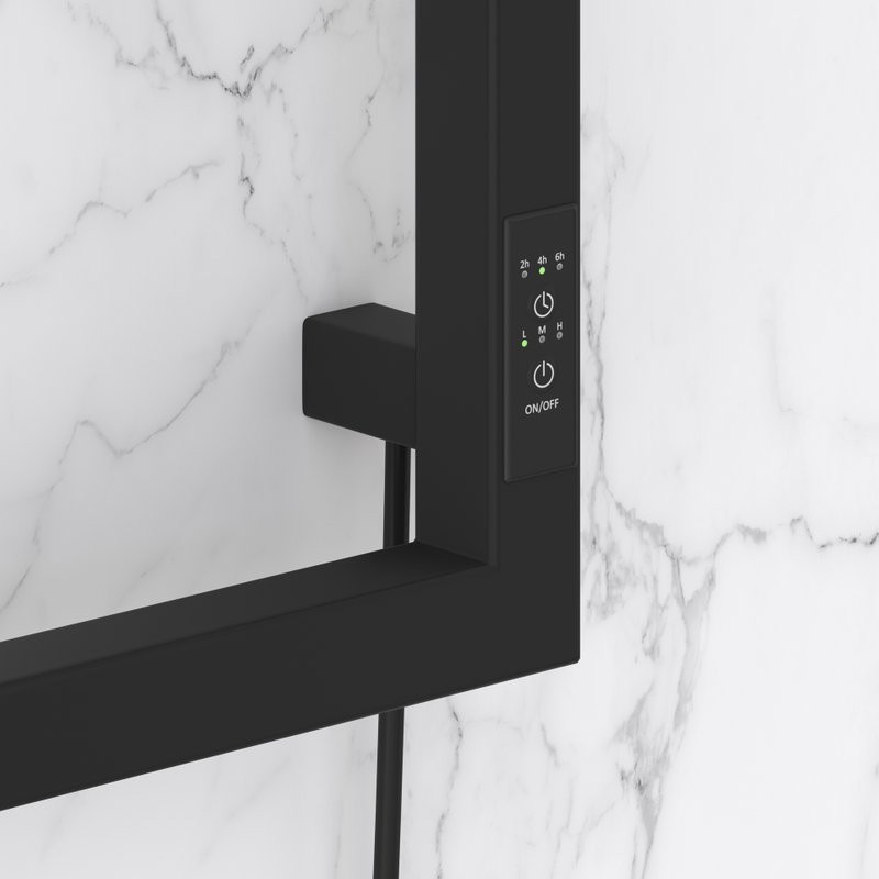 Полотенцесушитель электрический Сунержа Этюд E 31-0845-6030 105x35 см, подключение справа, матовый черный