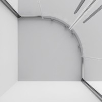 Душевой уголок Niagara Nova NG-6627-34 100x100, профиль хром, стекло прозрачное