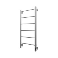 Полотенцесушитель электрический Grota Simple K 530х1000 NM EL 100x55 см, подключение справа, слева, скрытое подключение справа, матовый хром, лесенка