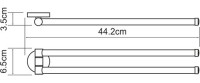 Полотенцедержатель Wasserkraft Rhein K-6231