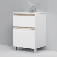 Тумба с раковиной AM.PM X-Joy 60 напольная, белый глянец