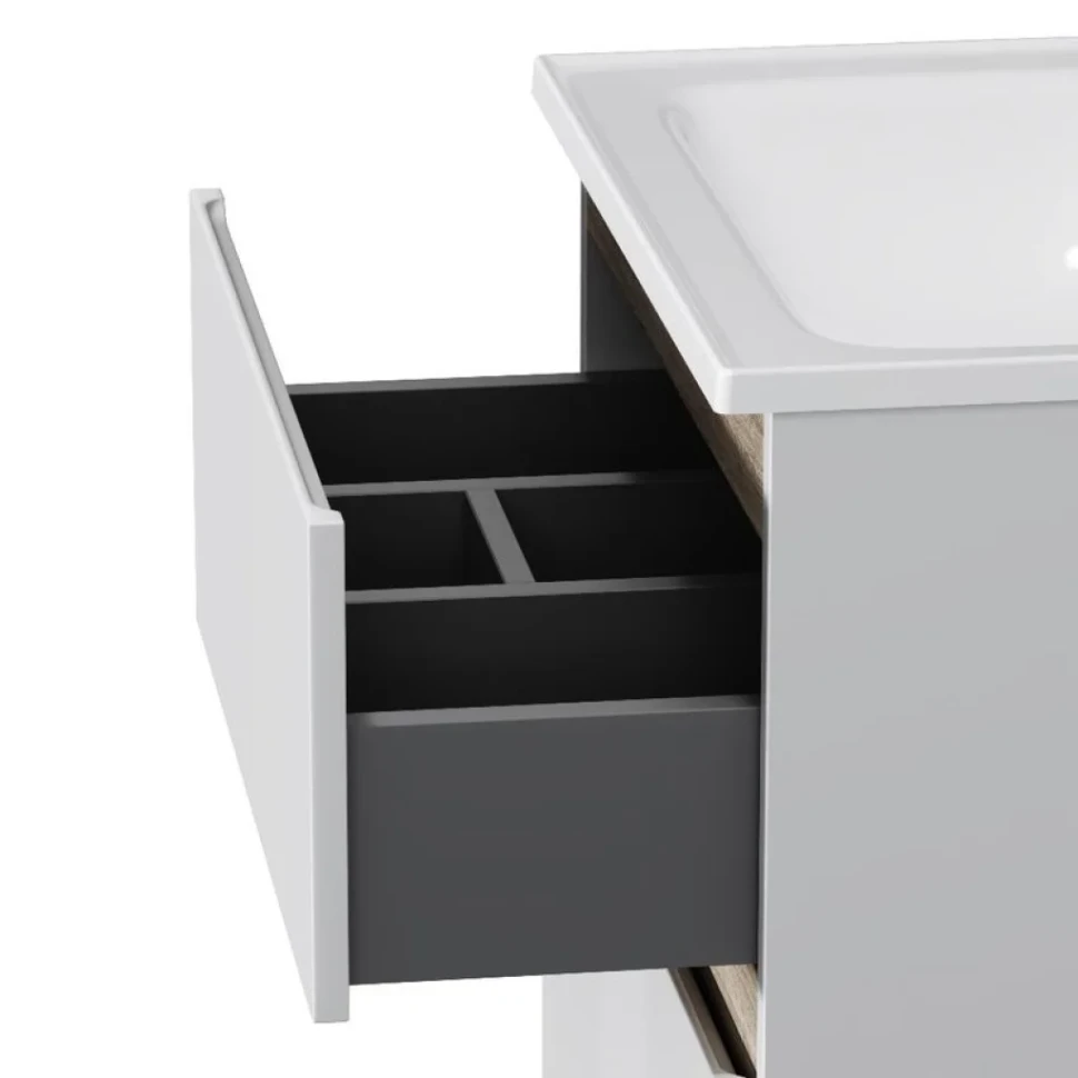 Тумба с раковиной AM.PM X-Joy 60 напольная, белый глянец