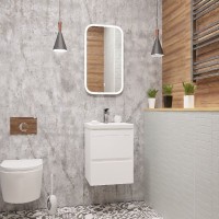Тумба под раковину Art&Max Family 40, подвесная, Bianco Lucido