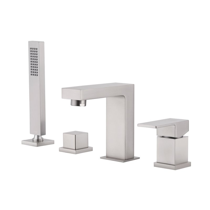 Смеситель на борт ванны Abber Daheim AF8213SP сатин