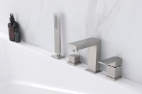 Смеситель на борт ванны Abber Daheim AF8213SP сатин