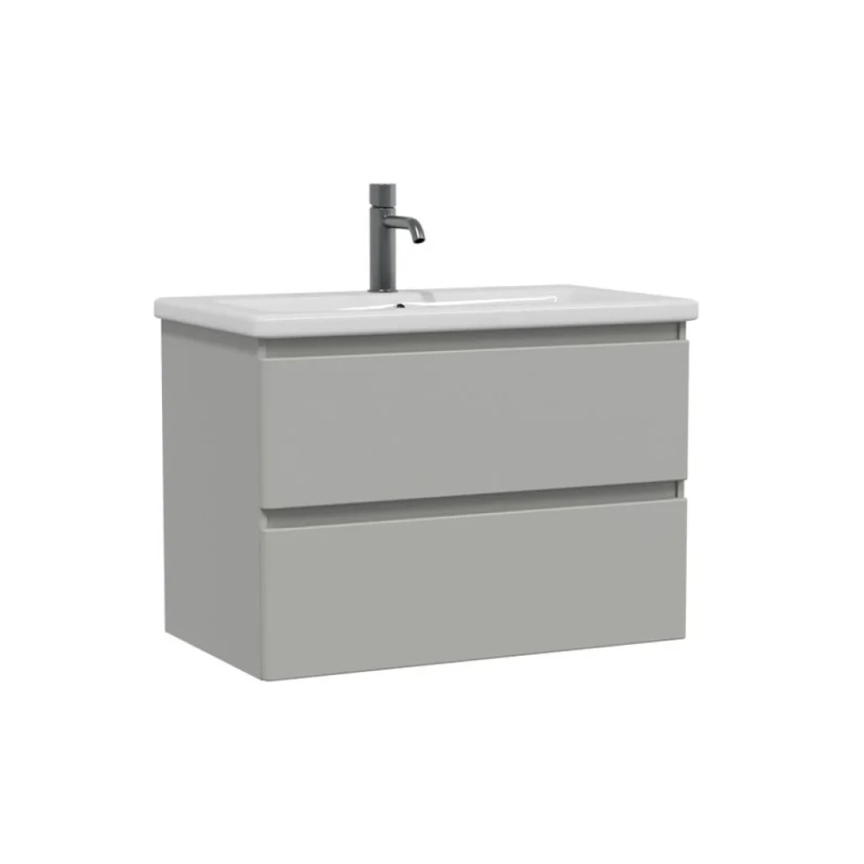 Тумба под раковину без столешницы SanStar Riana 80 подвесная, grey