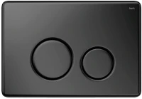 Кнопка смыва IDDIS Unisteel UNS01MBi77 нержавеющая сталь, черная Кнопка смыва IDDIS Unisteel UNS01MBi77 нержавеющая сталь, черная