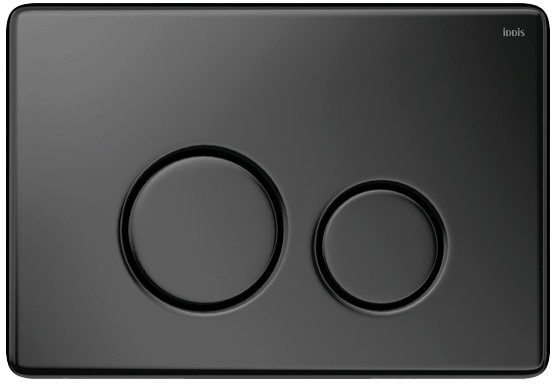Кнопка смыва IDDIS Unisteel UNS01MBi77 нержавеющая сталь, черная