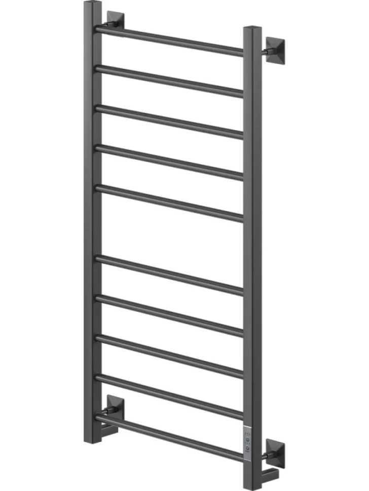 Полотенцесушитель электрический Ника Step 3 100/50, матовый черный RAL9005
