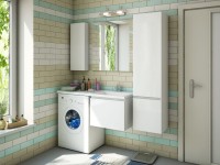 Мебель для ванной комнаты Эстет Dallas Luxe 115 R подвесная, 1 ящик, под стиральную машину